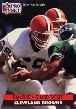 Dan Fike Cleveland Browns 1991 Pro set NFL #477